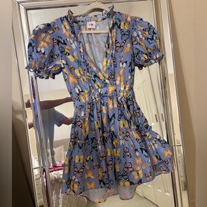 Buddy Love Multicolor Butterfly Print Dress